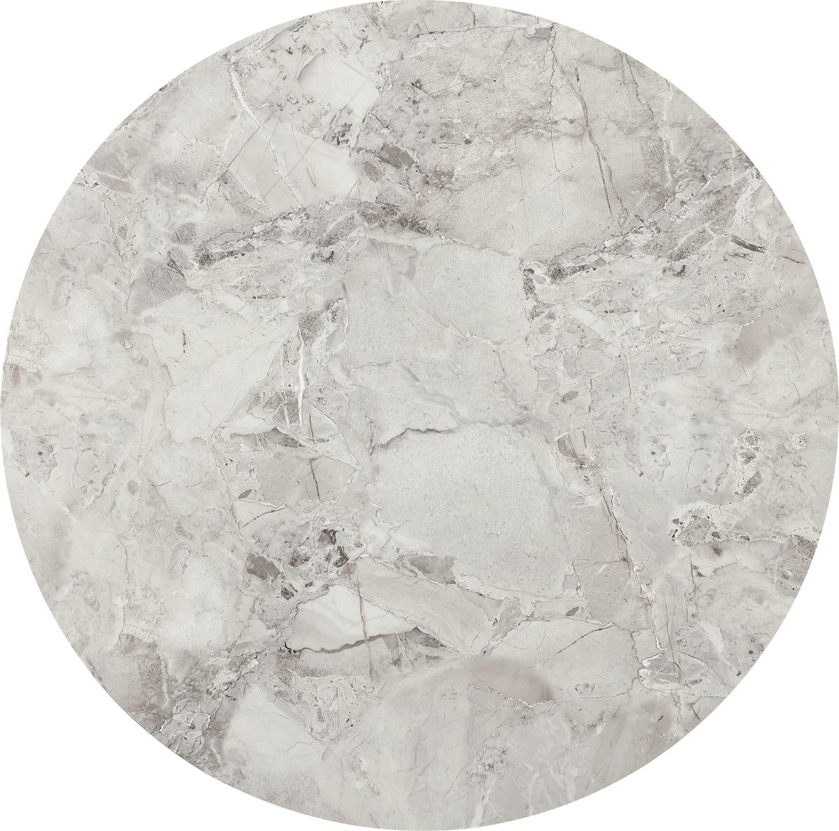 Round marble stone in ziarat white